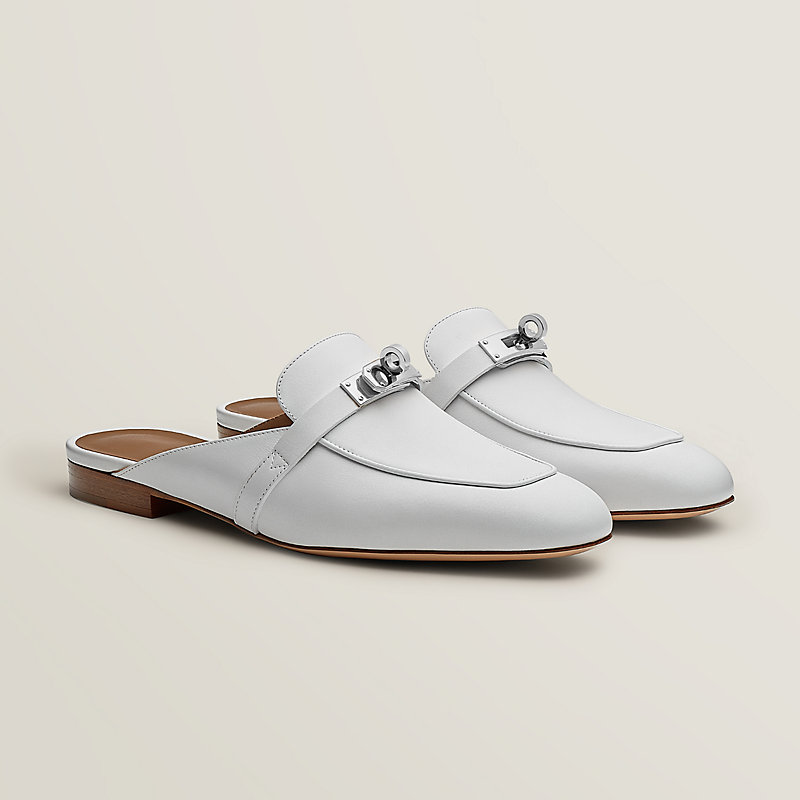 White best sale mule shoes